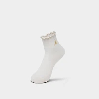 Girls' Jordan Lettuce Edge Ankle Socks (6-Pack)