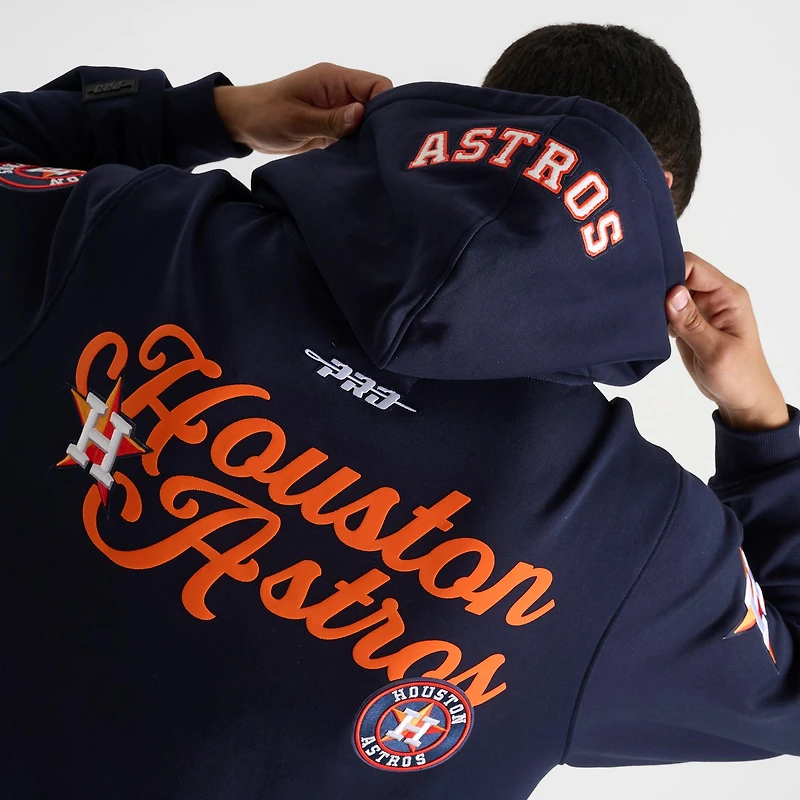 Men's Pro Standard Houston Astros MLB Souvenir Fleece Pullover Hoodie
