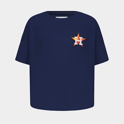 Girls' Big Kids' Pro Standard Houston Astros MLB Classic Boxy T-Shirt