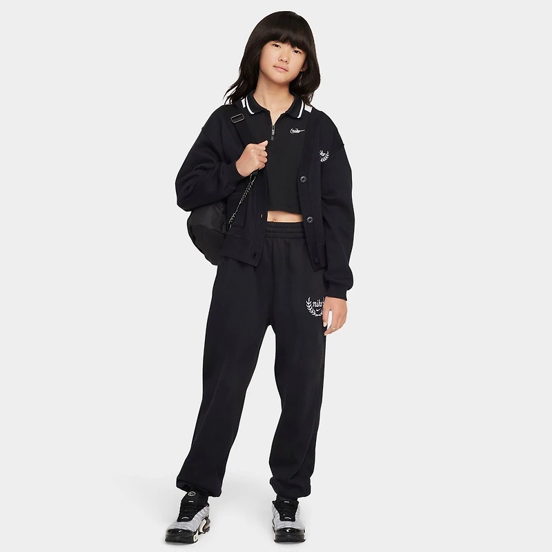 Girls' Big Kids' Nike Sportswear Club Fleece Cardigan