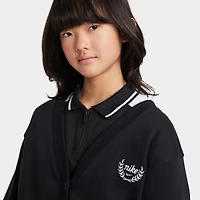 Girls' Big Kids' Nike Sportswear Club Fleece Cardigan