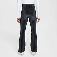 Girls' Big Kids' Nike High-Waisted Flared Ribbed Leggings