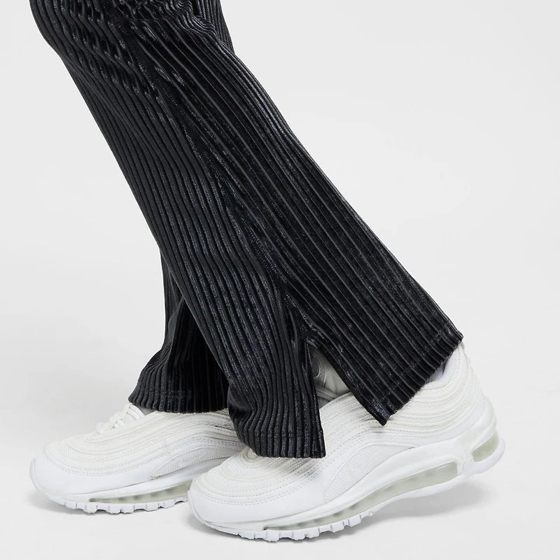 Girls' Big Kids' Nike High-Waisted Flared Ribbed Leggings