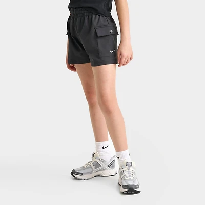 Girls' Big Kids' Nike Sportswear Woven Cargo Shorts
