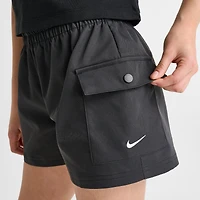 Girls' Big Kids' Nike Sportswear Woven Cargo Shorts