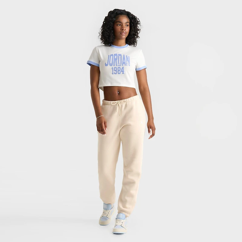 Women's Jordan Cropped Varsity Graphic Slim T-Shirt