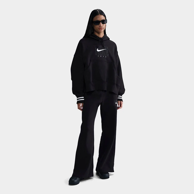 Women's Nike Sportswear Phoenix Fleece High-Waist Wide-Leg Graphic Jogger Pants