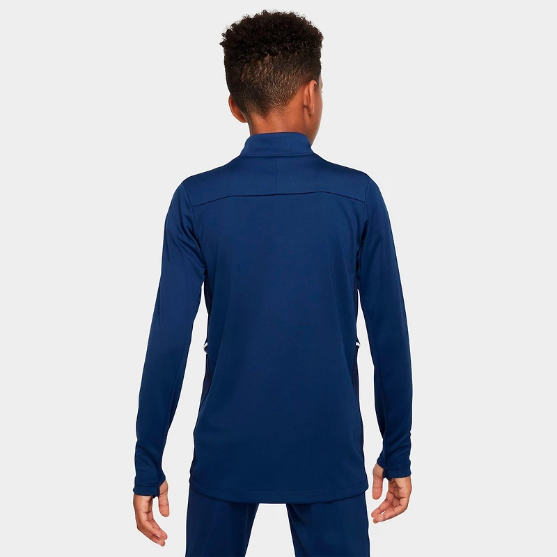 Kids' Nike Academy Dri-FIT Quarter-Zip Soccer Drill Top