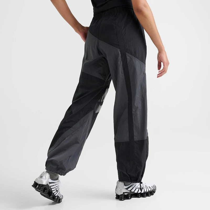 Womens Nike Sportswear Street Mid-Rise Loose Woven Open-Hem Pants