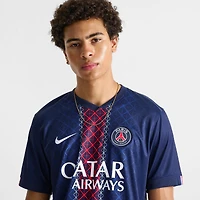 Men's Nike Paris Saint-Germain 2025-26 Stadium Home Dri-FIT Replica Soccer Jersey
