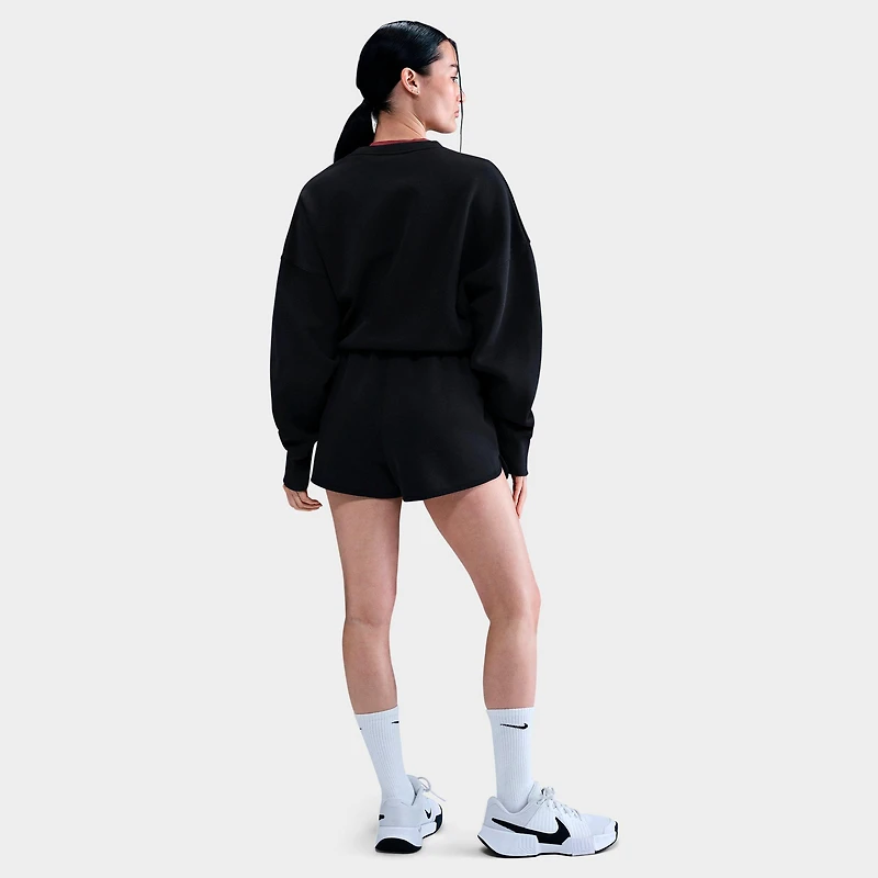 Women's NikeCourt Mid-Rise Fleece Tennis Shorts