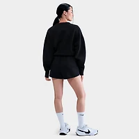 Women's NikeCourt Mid-Rise Fleece Tennis Shorts