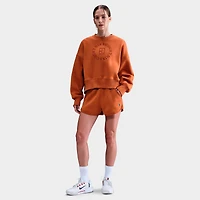 Women's NikeCourt Mid-Rise Fleece Tennis Shorts