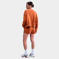 Women's NikeCourt Mid-Rise Fleece Tennis Shorts