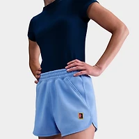 Women's NikeCourt Mid-Rise Fleece Tennis Shorts