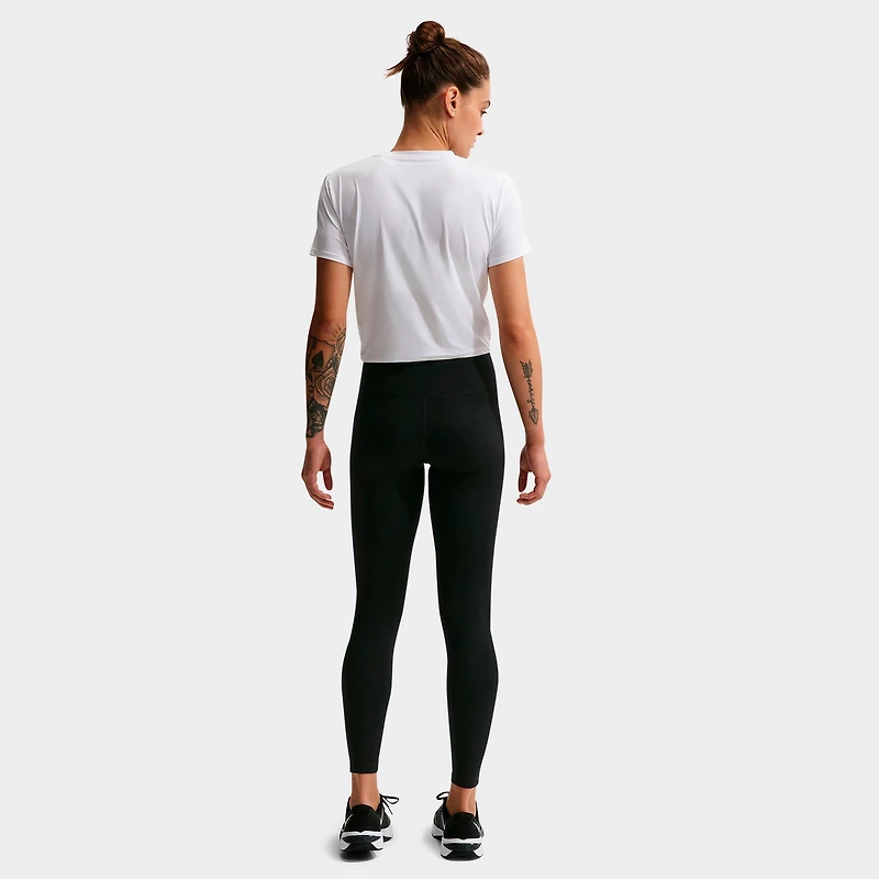 Women's Nike One Seamless Front High-Waisted Full-Length Leggings