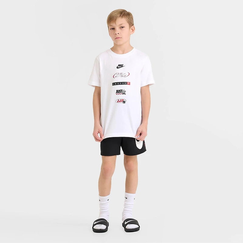 Big Kids' Nike Multi Logo T-Shirt