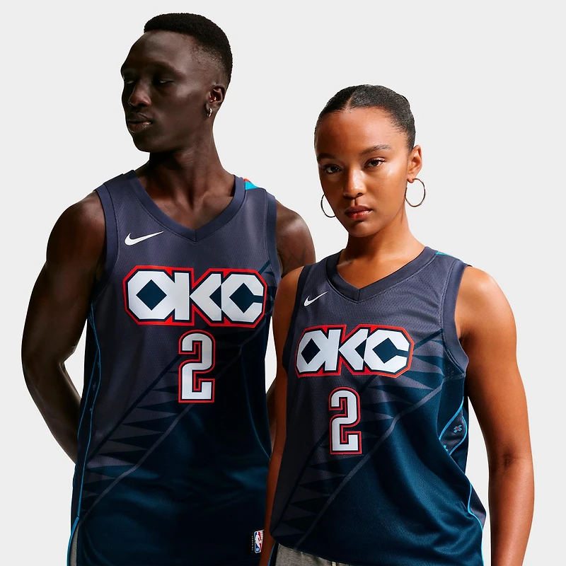 Men's Nike Shai Gilgeous-Alexander Oklahoma City Thunder NBA City Edition Swingman Basketball Jersey