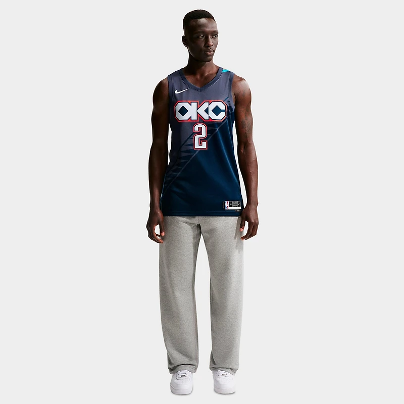 Men's Nike Shai Gilgeous-Alexander Oklahoma City Thunder NBA City Edition Swingman Basketball Jersey