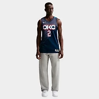 Men's Nike Shai Gilgeous-Alexander Oklahoma City Thunder NBA City Edition Swingman Basketball Jersey