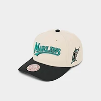 Mitchell & Ness Florida Marlins MLB Pro Crown Snapback Hat