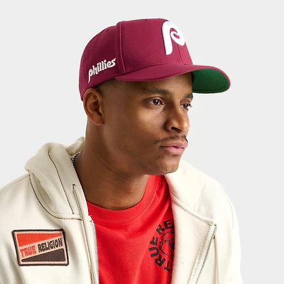 Mitchell & Ness Philadelphia Phillies MLB Pro Crown Snapback Hat
