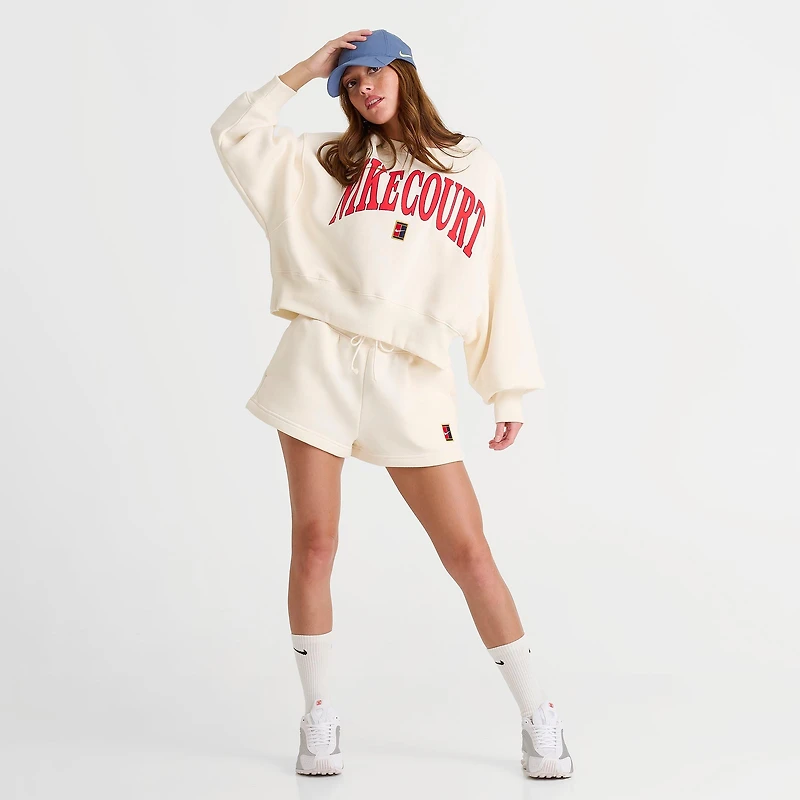 Women's Nike Tennis Court Over-Oversized Crewneck Sweatshirt