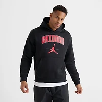 Men's Jordan Chicago Big Logo Fleece Pullover Hoodie