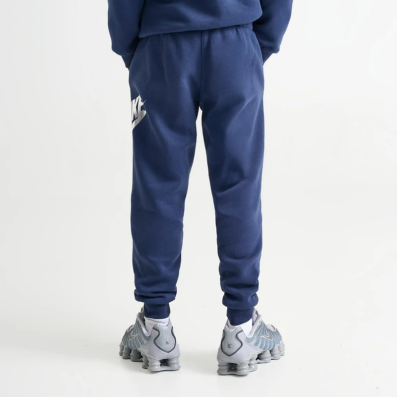 Big Kids' Nike Sportswear Club Fleece Foil Jogger Pants