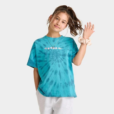 Girls' Big Kids' Nike Sportswear Tie-Dye Bracelet Graphic T-Shirt