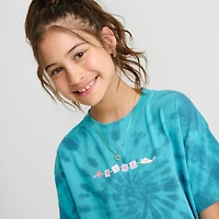 Girls' Big Kids' Nike Sportswear Tie-Dye Bracelet Graphic T-Shirt