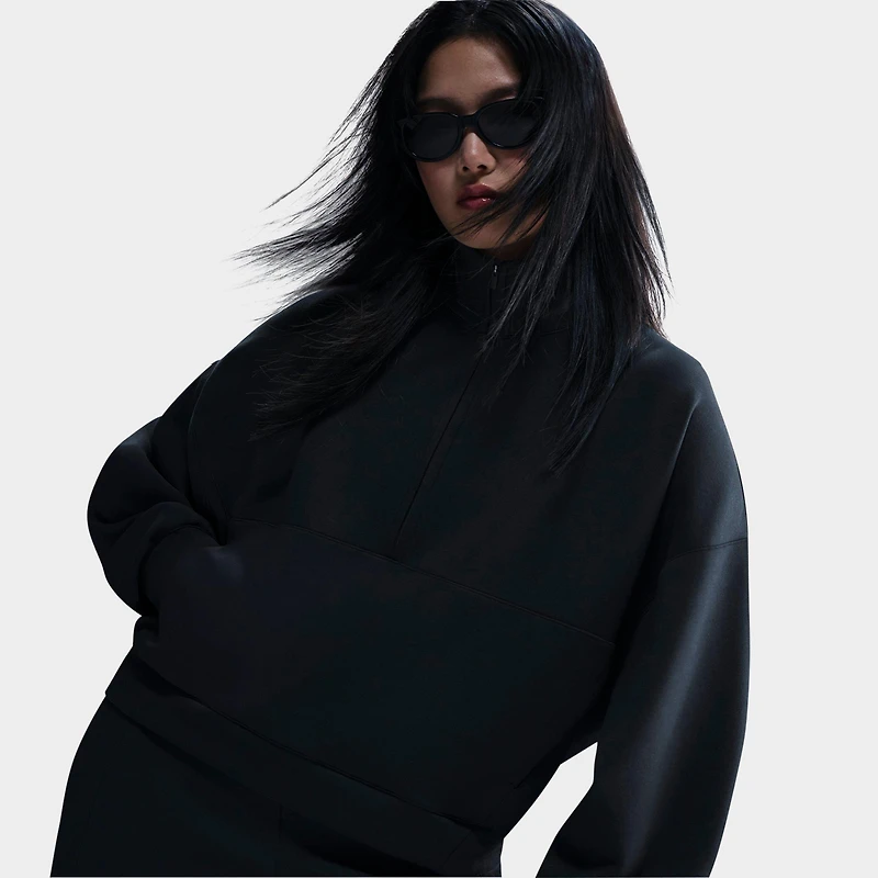 Women's Nike 24/7 ImpossiblySoft Dri-FIT Oversized Half-Zip Top