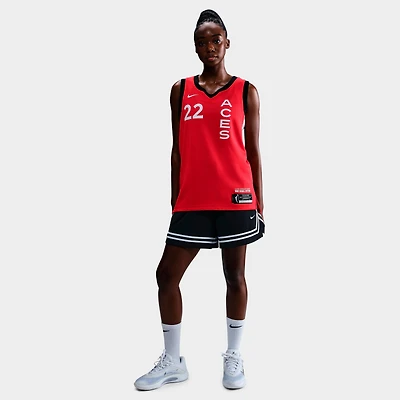 Women's Nike Dri-FIT Las Vegas Aces 2024 Rebel Edition WNBA Victory Replica Jersey
