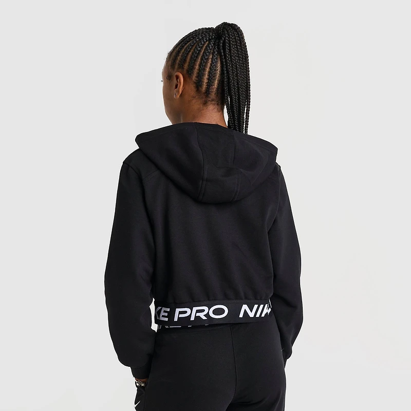Girls' Big Kids' Nike Pro Fleece Dri-FIT Full-Zip Hoodie