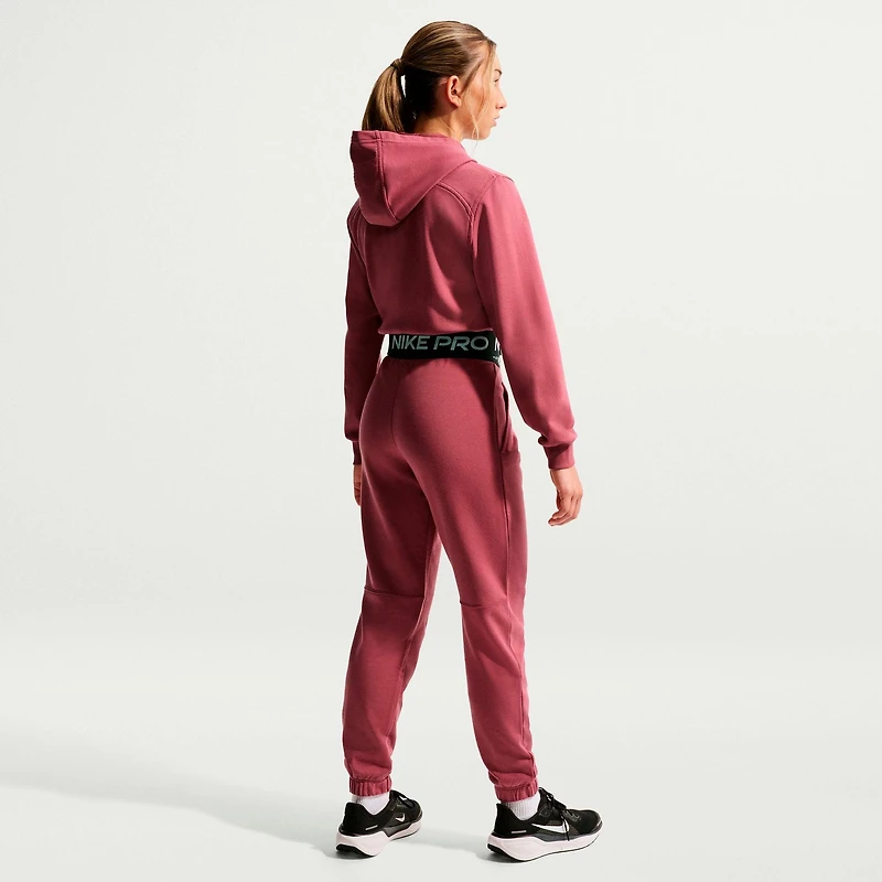 Girls' Big Kids' Nike Pro Fleece Dri-FIT Full-Zip Hoodie