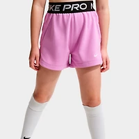 Girls' Big Kids' Nike Pro Fleece Dri-FIT Shorts