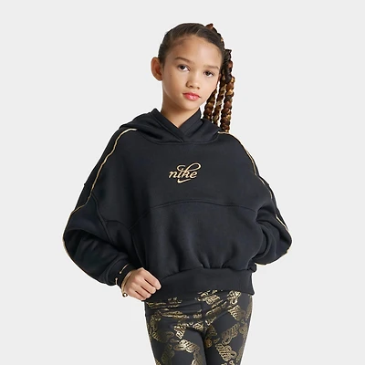 Girls' Big Kids' Nike Sportswear Club Fleece Boxy Pullover Hoodie