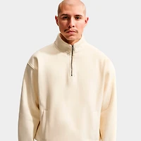 Men's Nike Solo Swoosh Fleece Quarter-Zip Top