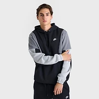 M NK CLUB FLEECE HDED TRACK GX TOP