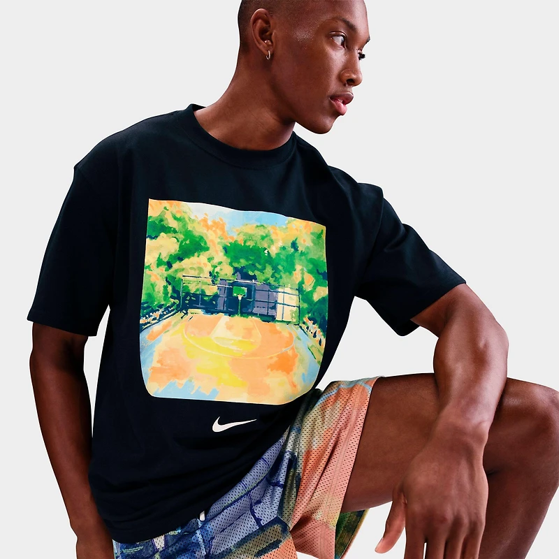 Men's Nike Sportswear Hoop Art Graphic T-Shirt