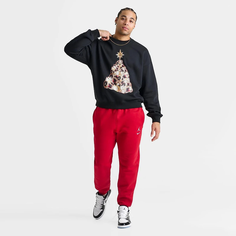 Men's Jordan Brooklyn Fleece Holiday Crewneck Sweatshirt
