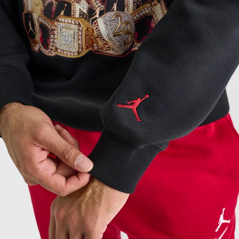 Men's Jordan Brooklyn Fleece Holiday Crewneck Sweatshirt