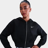 Women's Nike Sportswear Phoenix Fleece Crop Full-Zip Hoodie