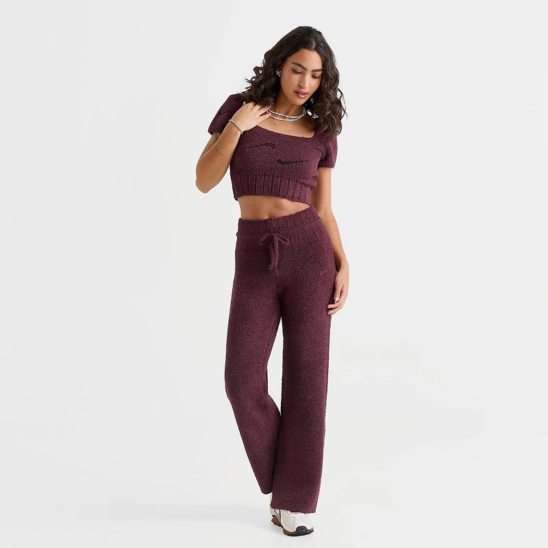 Women's Nike Sportswear Phoenix Cozy Bouclé Cropped Knit Top