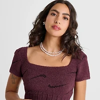 Women's Nike Sportswear Phoenix Cozy Bouclé Cropped Knit Top