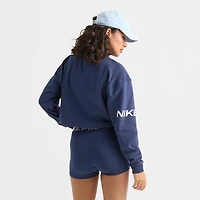 Women's Nike Pro Dri-FIT French Terry Loose Crewneck Sweatshirt