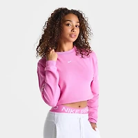 Women's Nike Pro Dri-FIT French Terry Loose Crewneck Sweatshirt