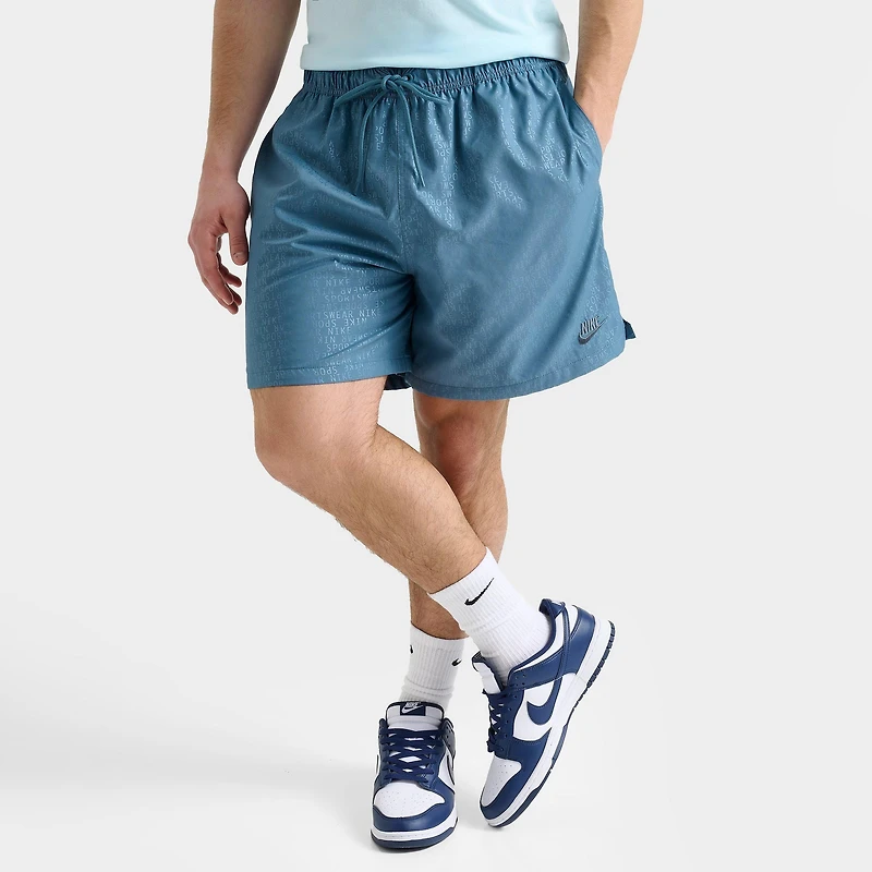 Men's Nike Club Flow Monogram Woven Shorts