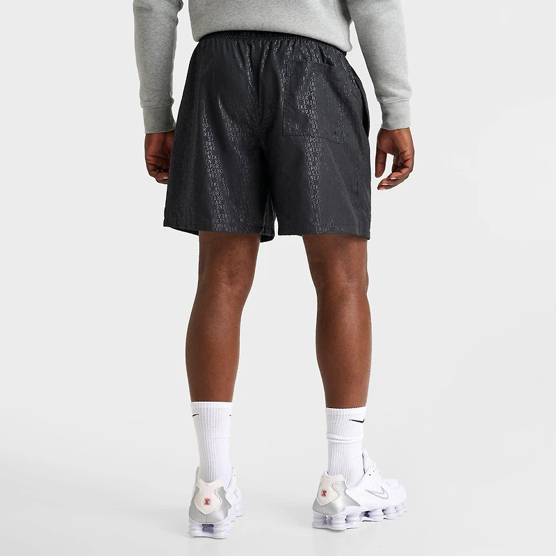 Men's Nike Club Flow Monogram Woven Shorts