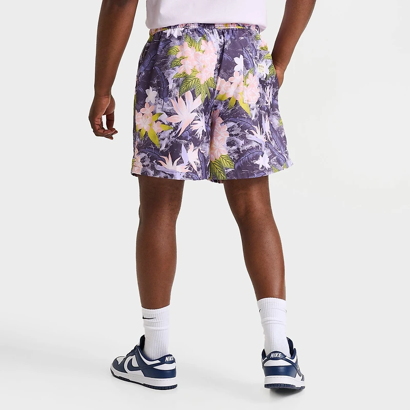 Men's Nike Club Flow Print Twill Woven Shorts